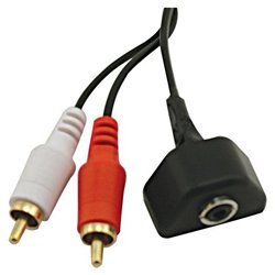 Scosche Universal Auxiliary Input Cable - 1 x Mini-phone - 2 x RCA