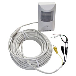 Security Labs SLC-1036 PIR Camera - Black & White - CCD - Cable