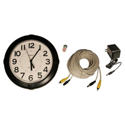Security Labs SLC-1037C Clock Camera - Color - CCD - Cable
