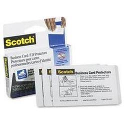 3M Self-Sealing Laminating Pouches for Business Cards, 9.6 mil., Glossy, 25/Pack (MMMLS851G)
