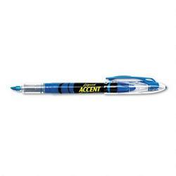Faber Castell/Sanford Ink Company Sharpie® Liquid Accent® Pen Style Highlighter, Fluorescent Blue Ink (SAN24410)
