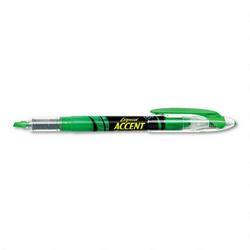 Faber Castell/Sanford Ink Company Sharpie® Liquid Accent® Pen Style Highlighter, Fluorescent Green Ink (SAN24426)