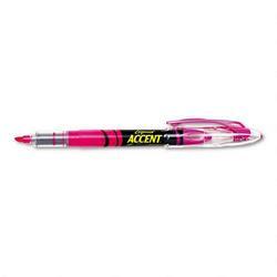 Faber Castell/Sanford Ink Company Sharpie® Liquid Accent® Pen Style Highlighter, Fluorescent Pink Ink (SAN24429)