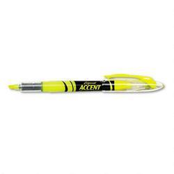 Faber Castell/Sanford Ink Company Sharpie® Liquid Accent® Pen Style Highlighter, Fluorescent Yellow Ink (SAN24425)