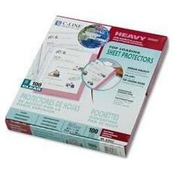 C-Line Products, Inc. Sheet Protectors with Antimicrobial Protection, 3-Hole, 100/Box (CLI62033)