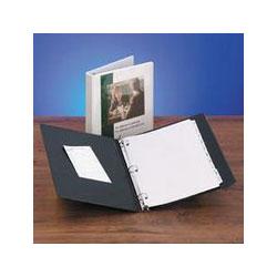 Avery-Dennison Showcase Reference View Binder, 1-1/2 Capacity, Black (AVE19650)