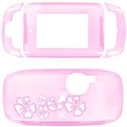 Wireless Emporium, Inc. Sidekick 3 Trans. Pink Hawaii Snap-On Protector Case Faceplate