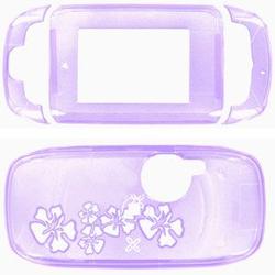 Wireless Emporium, Inc. Sidekick 3 Trans. Purple Hawaii Snap-On Protector Case Faceplate