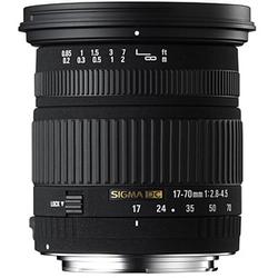 Sigma 17-70mm F2.8-4.5 DC Macro Wide Angle Zoom Lens - 0.43x - 17mm to 70mm - f/2.8 to 4.5