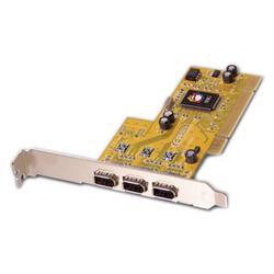 SIIG INC Siig 3 Port FireWire Home DV Kit Adapter - 3 x IEEE 1394a - FireWire - Plug-in Card