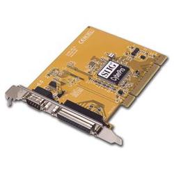 SIIG INC Siig Cyber I/O PCI Serial Parallel Combo Adapter - 1 x 9-pin DB-9 Male RS-232 Serial, 1 x 25-pin DB-25 Female IEEE 1284 Parallel - PCI-X, PCI