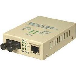 SIIG INC Siig Fast Ethernet Media Converter - 1 x RJ-45 , 1 x ST Duplex - 100Base-TX, 100Base-FX