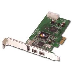 SIIG INC Siig FireWire 800 3-Port PCIe - 2 x 9-pin IEEE 1394b - FireWire External, 1 x 6-pin IEEE 1394a - FireWire External - Plug-in Card - Retail