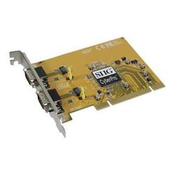 SIIG Siig IO1807 CyberSerial Dual 950 Serial Adapter - 2 x 9-pin DB-9 RS-232 Serial - PCI-X, PCI