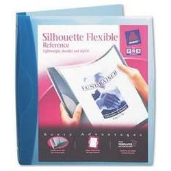 Avery-Dennison Silhouette Flexible Poly View Binder, 1 Capacity, Light Blue (AVE17231)