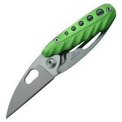 Schrade Simon, Green Stainless, Integrated Clip