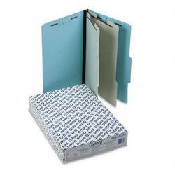 Esselte Pendaflex Corp. Six-Section Classification Folders, Blue Pressboard, 2/5-Tab, Legal, 10/Box (ESS930025RCP2)