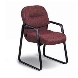 HON Sled Base Guest Chair, 23-1/4 x27-3/4 x36 , Black