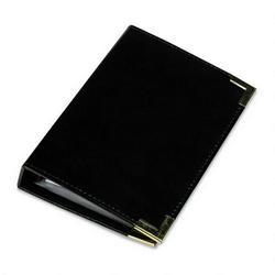 Eldon Office Products Small Business Card Binder, 120-Card Capacity, A-Z Tabs, 5-1/2 x 8, Black (ROL66454)