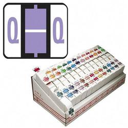 Smead Manufacturing Co. Smead Bar Style Color Coded Alphabetic Labels - 1.25 Width x 1 Length - Lavender (67087)