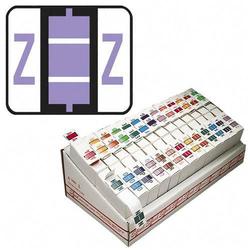 Smead Manufacturing Co. Smead Bar Style Color Coded Alphabetic Labels - 1.25 Width x 1 Length - Lavender (67096)