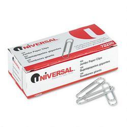 Universal Office Products Smooth Finish Jumbo Paper Clips, 100 Clips per Box (UNV72220)