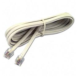 Softalk Modular Telephone Extension Cable - 1 x RJ-11 - 1 x RJ-11 - 7ft - Ivory