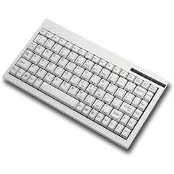 SOLIDTEK Solidtek KB-595U Mini Keyboard - USB - QWERTY - 88 Keys - Ivory
