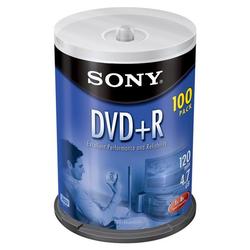 Sony 16x DVD+R Media - 4.7GB - 100 Pack
