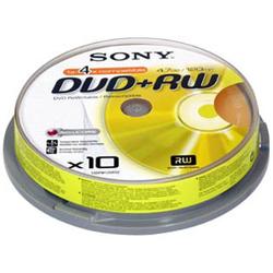 Sony 4x DVD+RW Media - 4.7GB - 25 Pack
