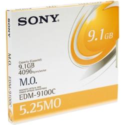 Sony 5.25 Magneto Optical Media - Rewritable - 9.1GB - 14x (EDM9100C)