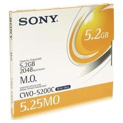 Sony 5.25 Magneto Optical Media - WORM - 5.2GB - 8x