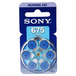 Sony Batteries PR675-D6A Hearing Aid Battery Retail Pack