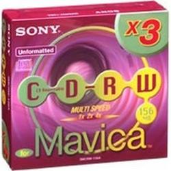 Sony Dragon Media CD-RW Media - 156MB - 3 Pack