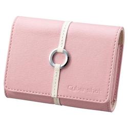 Sony LCS-TWB/P Soft Leather Cyber-shot Case - Top Loading - Leather - Pink