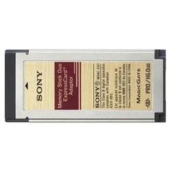 SONY MEMORY STICK Sony Memory Stick Duo ExpressCard Adaptor - ExpressCard Adapter - Memory Stick Duo, Memory Stick PRO Duo, Memory Stick MagicGate Duo