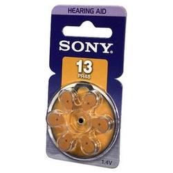 Sony PR13 Zinc Air Hearing Aid Battery - Zinc Air - 1.4V DC - Hearing Aid Battery