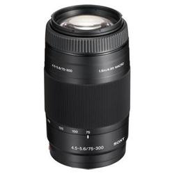 Sony SAL-75300 75-300mm f/4.5-5.6 Compact Super Telephoto Zoom Lens - f/4.5 to 5.6