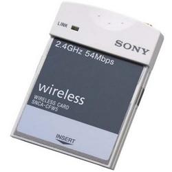 SONY IP SURVEILLANCE Sony SNCACFW5 IEEE 802.11g Wireless LAN Card Adapter - PC Card Type II - 54Mbps