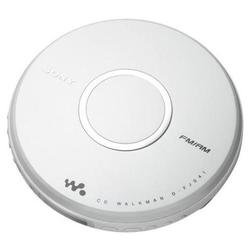 Sony Walkman D-FJ041 CD Player - FM Tuner, AM Tuner - LCD - White