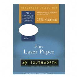 Southworth Company Southworth Fine Laser Paper - Letter - 8.5 x 11 - 20lb - Smooth - 500 x Sheet