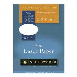 Southworth Company Southworth Fine Laser Paper - Letter - 8.5 x 11 - 24lb - Smooth - 500 x Sheet