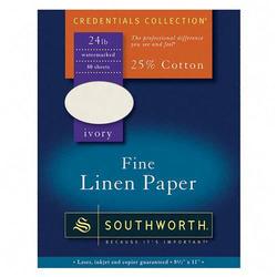 Southworth Company Southworth Fine Linen Paper - Letter - 8.5 x 11 - 24lb - Linen - 80 x Sheet (P564C)