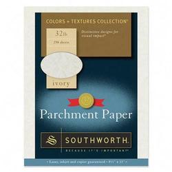 Southworth Company Southworth Old World Fine Parchment Paper - Letter - 8.5 x 11 - 32lb - Parchment - 250 x Sheet - Ivory