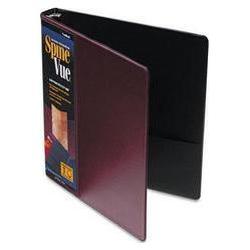 Cardinal Brands Inc. SpineVue® Round Ring View Binder, 1 Capacity, Maroon (CRD16358)