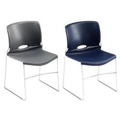 HON Stack Chairs, 19-1/8W x 21-5/8D x 30-5/8H, Garnet (Pack of 4)
