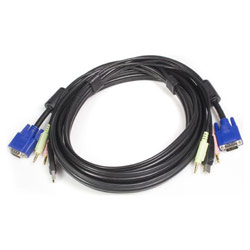 STARTECH.COM StarTech 10 ft 4-in-1 USB, VGA, Audio, and Microphone KVM Switch Cable