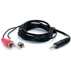 STARTECH.COM StarTech 6 ft. Stereo Audio Patch Cable Mini -Phone 3.5mm Male to 2x RCA Male