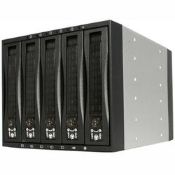 STARTECH.COM Startech.com 5 Bays Serial ATA Backplane Enclosure - Storage Enclosure - 5 x 3.5 - 1/3H Front Accessible Hot-swappable - Black