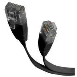 STARTECH.COM Startech.com Cat5e Patch Cable - 1 x RJ-45 - 1 x RJ-45 - 6ft - Black (FLAT45BK6)
